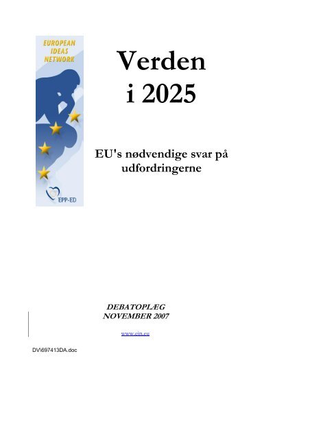 Verden i 2025 - European Ideas Network