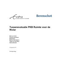 Tussenevaluatie PKB Ruimte voor de Rivier - Europese Beweging