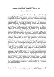 Sémiotique de la désignation dans Discours, figure de Lyotard »1 ...