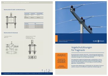 Datenblatt Vogelschutz - Europoles