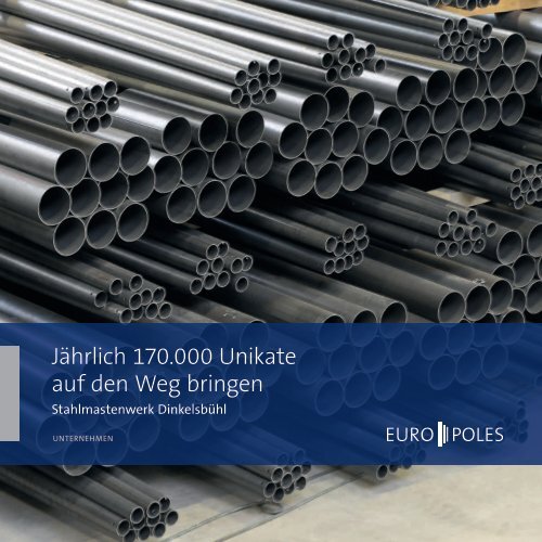 Broschüre Stahlmastenwerk Dinkelsbühl - Europoles