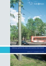 Catenary systems for urban and mainline mass transit - Europoles