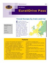 EurailDrive Pass Travel Europe by train and Car - Euro Railways