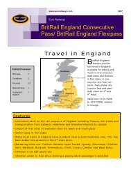 BritRail England Flexipass - Euro Railways