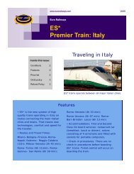 Eurostar Italia - Euro Railways