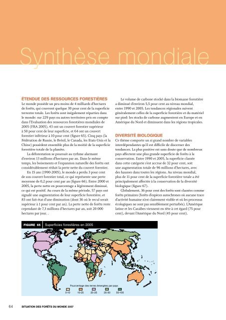 Situation des forêts du Monde 2007 - Eurosfaire