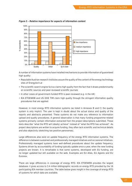 Energy RTD Information Systems in the ERA - European ...