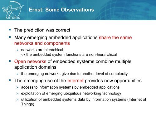 Embedded Systems: The nervous system of society - Eurosfaire