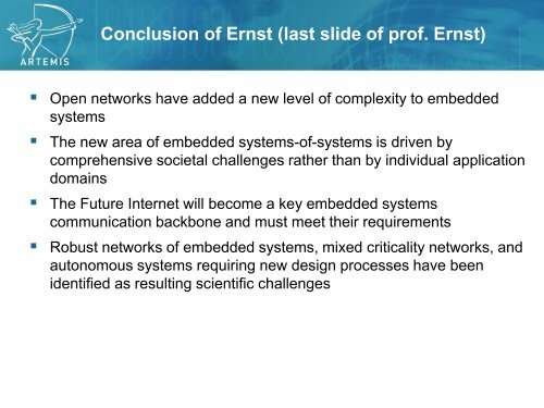 Embedded Systems: The nervous system of society - Eurosfaire