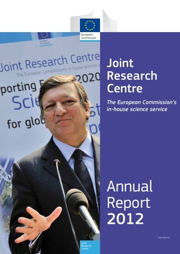 JRC Annual Report 2012 - European Commission - Europa