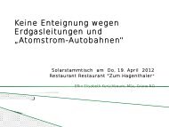 Keine Enteignung wegen Erdgasleitungen und „Atomstrom ...