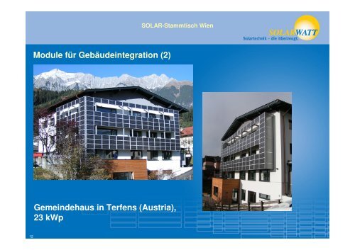 Zehn Jahre nach dem Photovoltaik-Welt ... - Eurosolar Austria