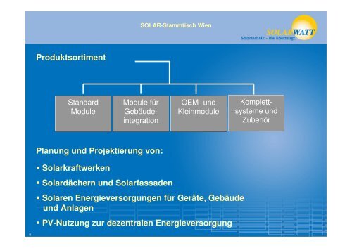 Zehn Jahre nach dem Photovoltaik-Welt ... - Eurosolar Austria