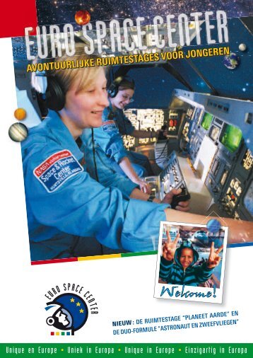 brochure voor ruimtestages - Euro Space Center