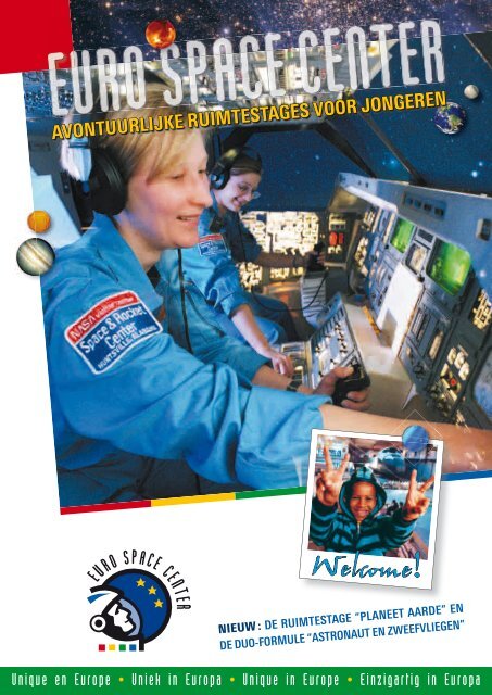brochure voor ruimtestages - Euro Space Center