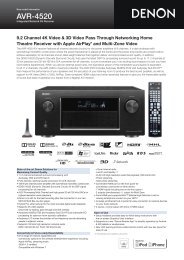 AVR-4520 - Denon