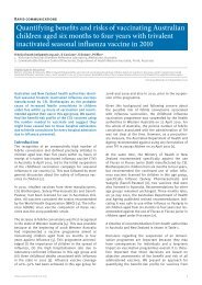 Quantifying benefits and risks of vaccinating ... - Eurosurveillance