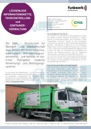 Die GWA – Gesellschaft für Wertstoff - Euro Telematik GmbH
