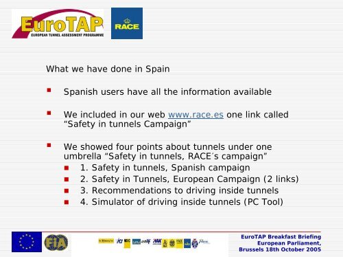 Presentation Example of Good Practice Spain - EuroTest