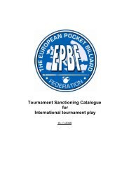 Tournament Sanctioning Catalogue 2010 - Sanction Catalog