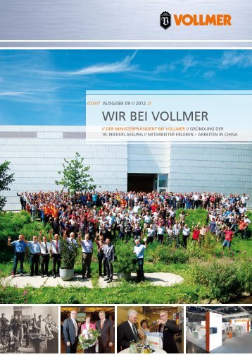 VOLLMER Mitarbeiterzeitung 2012