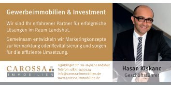 Image Magazin Carossa Immobilien