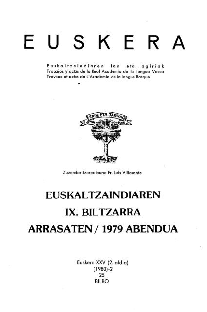 PDF fitxategia ireki - Euskaltzaindia