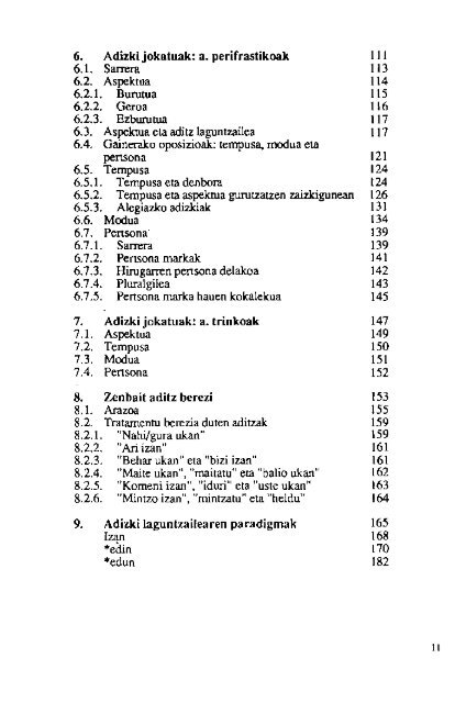 Euskal gramatika lehen urratsak. II - Euskaltzaindia