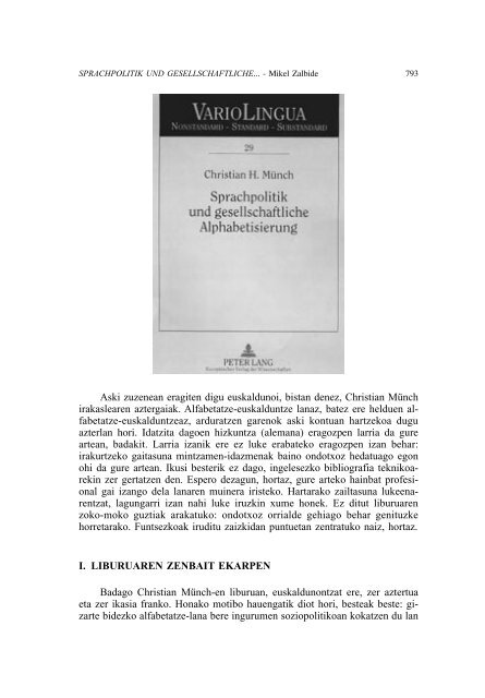 2007, 2 52. liburukia (2. aldia) BILBO - Euskaltzaindia