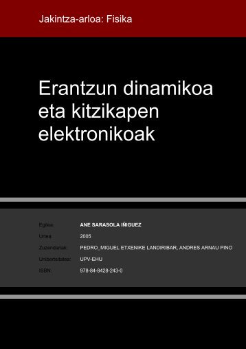 Erantzun dinamikoa eta kitzikapen elektronikoak - Euskara