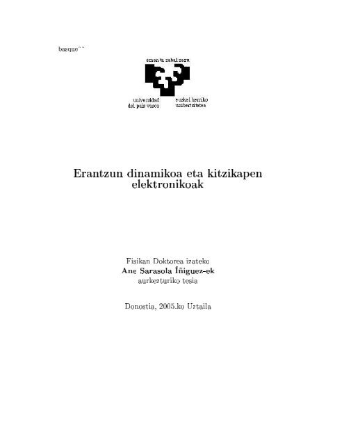 Erantzun dinamikoa eta kitzikapen elektronikoak - Euskara