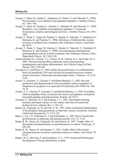 Prolil endopeptidasa eta piroglutamil peptidasa I ... - Euskara