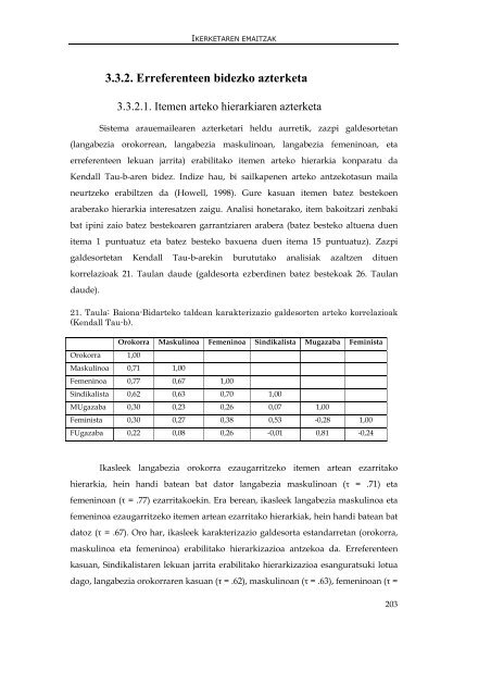 genero- asimetria langabeziaren irudikapen sozialean - Euskara