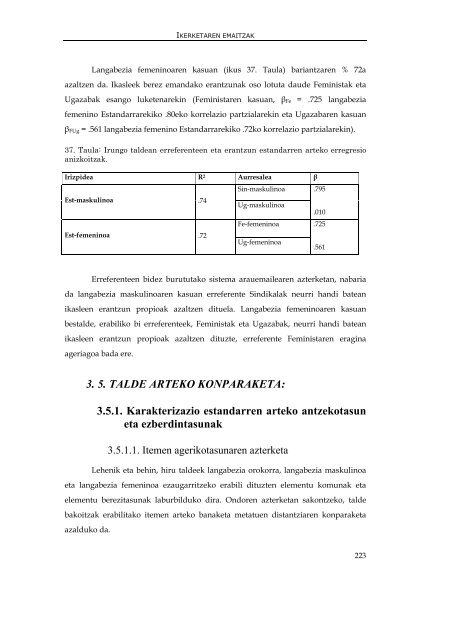 genero- asimetria langabeziaren irudikapen sozialean - Euskara