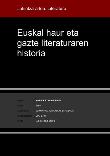 Euskal haur eta gazte literaturaren historia - Euskara