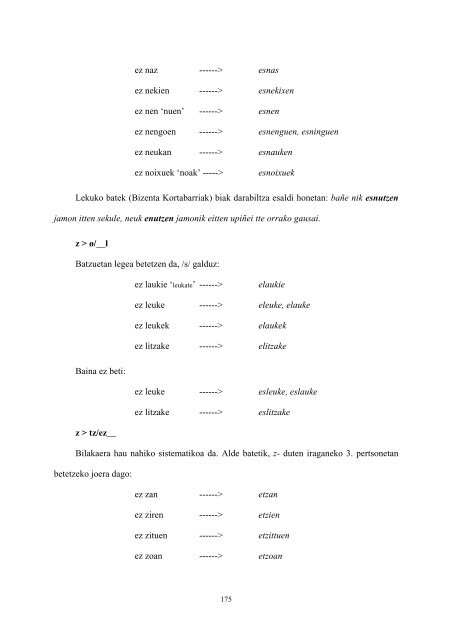 Aramaioko euskara (azterketa dialektologikoa) Jakintza-arloa ...