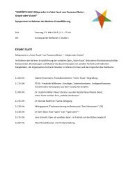 Tagesplan des Symposiums - Euterpe Management