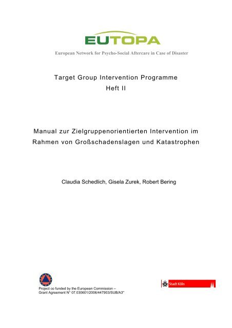 Manual II: Manual zur Zielgruppenorientierten Intervention im ...