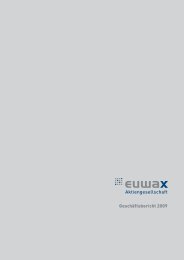 Geschäftsbericht 2009 - Euwax AG