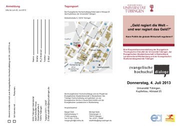 Tagungsprogramm und Anmeldung als PDF-Datei - Evangelische ...