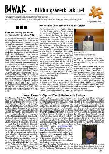 Download als PDF, 168 KB - Evangelische Bildungswerk im Landkreis