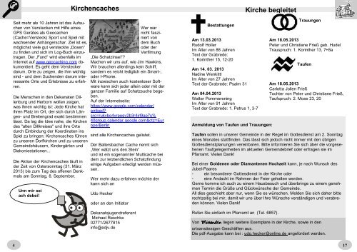 Mittendrin Nr. 35 - links und rechts der Dill