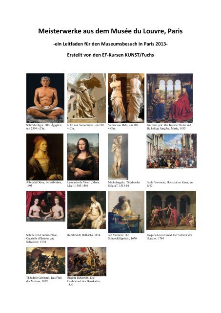 Meisterwerke aus dem Musée du Louvre, Paris - Evangelisches ...