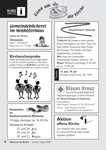 3 2007 - Evangelische Kirchengemeinde Graben-Neudorf
