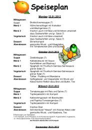 Speiseplan vom 23_01_2012 bis 29_01_2012