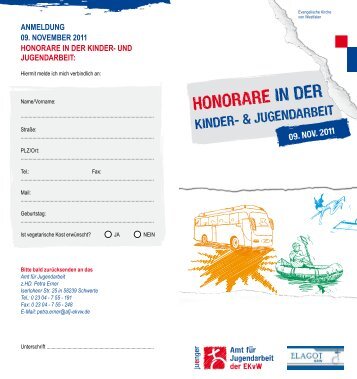 Honorare in der Kinder- und Jugendarbeit - Evangelische Jugend ...