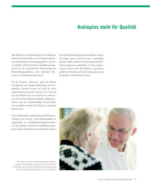 Bericht zur Medizinischen Ergebnisqualität - Asklepios