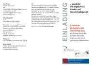 Flyer zum Studientag - Evangelische Jugend von Westfalen