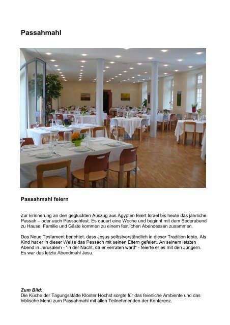 Passahmahl Und Jugendarbeit In Der Ekhn