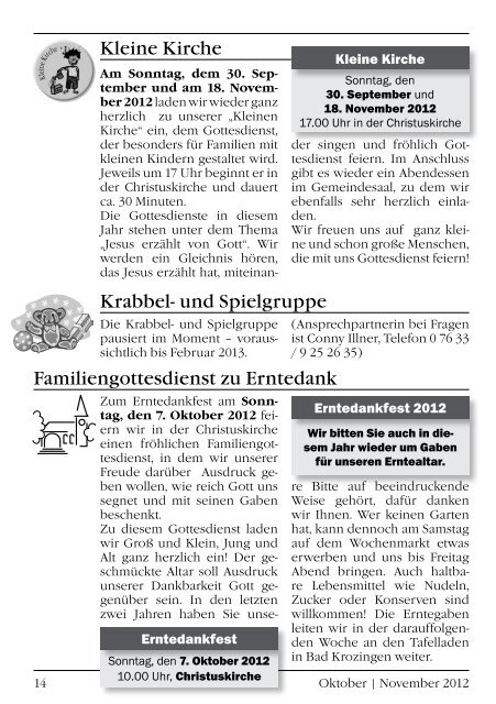 Gemeindebrief Oktober/November 2012 - Evangelische ...